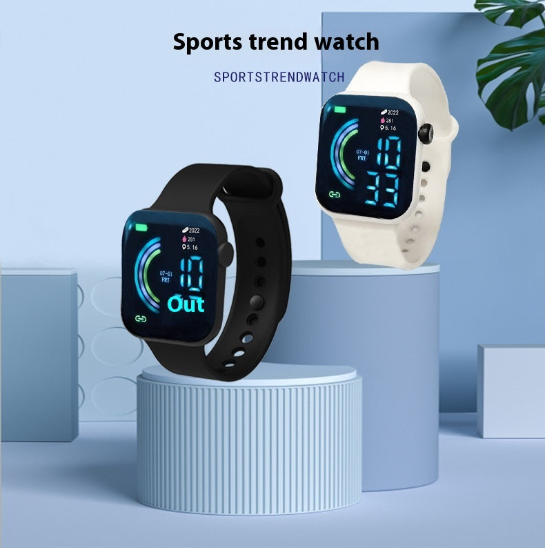 Student Couple Sports Led Watch